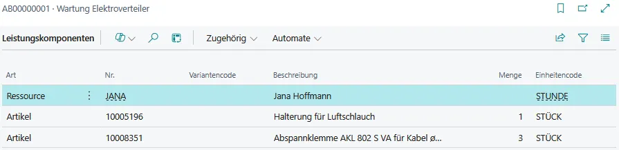 Abbildung: Leistungskomponenten