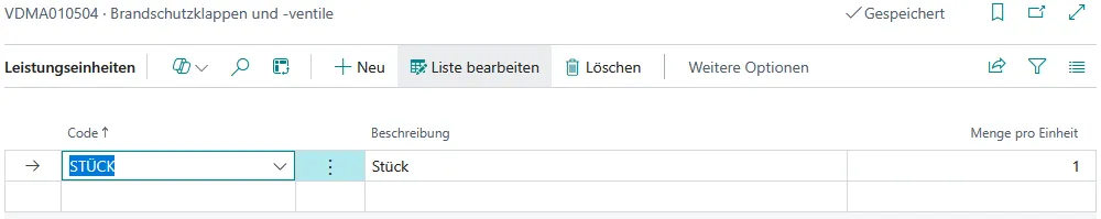Abbildung: Leistungseinheiten