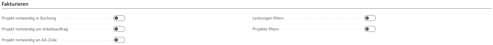 Abbildung 52: Arbeitsbereichsklassenkarte, Reiter Fakturierung