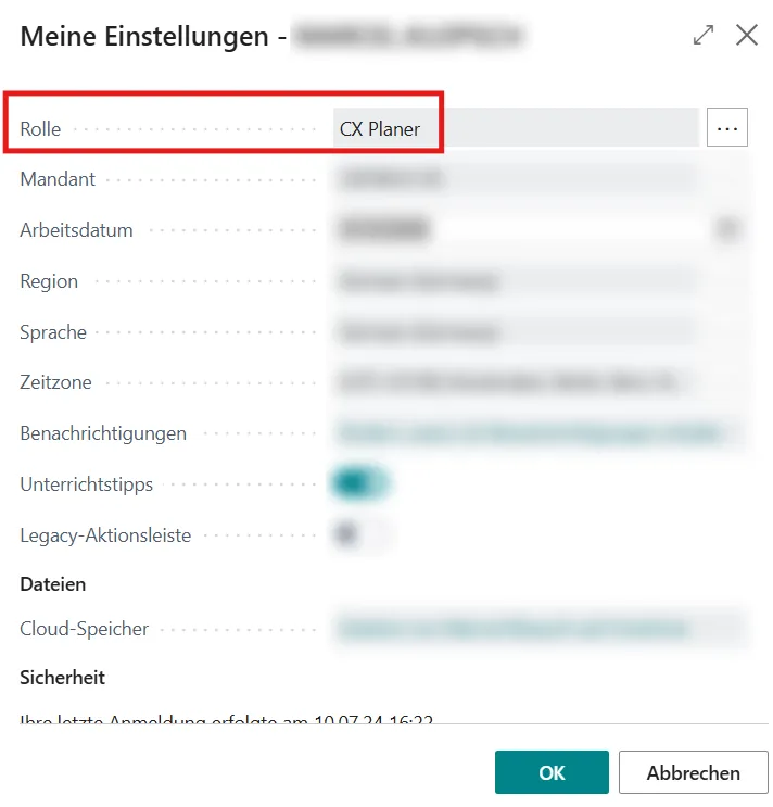 Rollen Zuweisung
