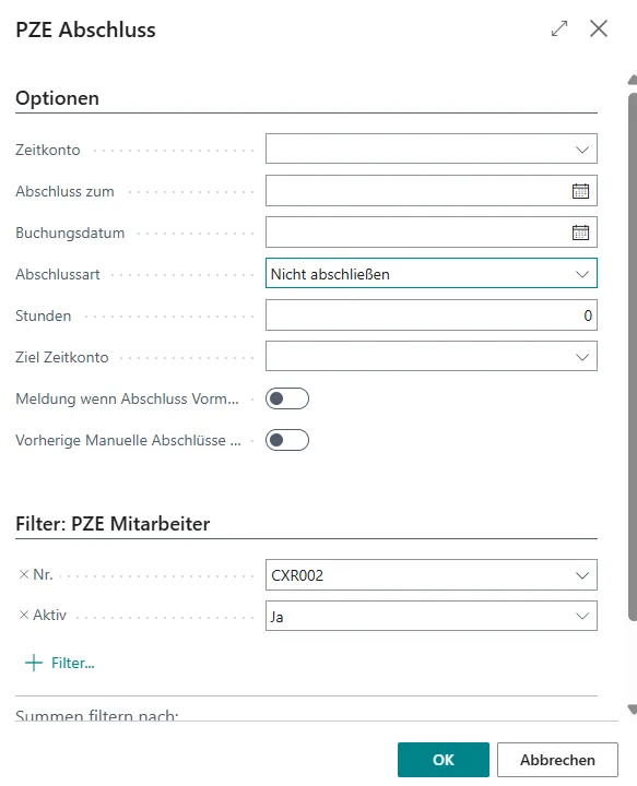 Zeitkontenausgleich Infografik